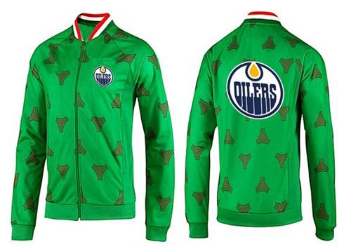 NHL Edmonton Oilers Zip Jackets Green