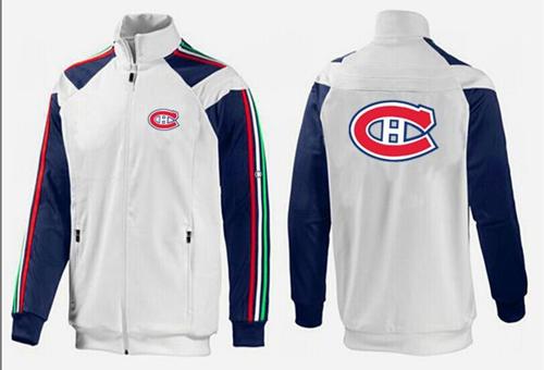 NHL Montreal Canadiens Zip Jackets White-1