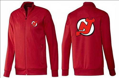NHL New Jersey Devils Zip Jackets Red