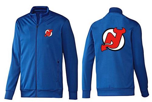 NHL New Jersey Devils Zip Jackets Blue-1