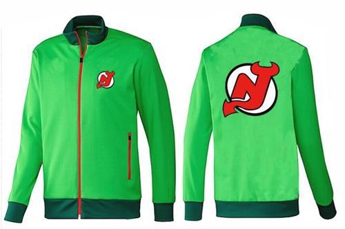 NHL New Jersey Devils Zip Jackets Green
