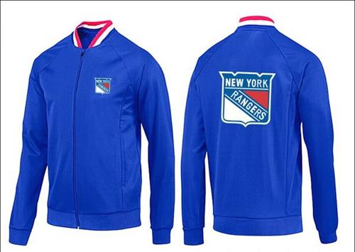 NHL New York Rangers Zip Jackets Blue-1