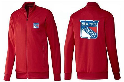 NHL New York Rangers Zip Jackets Red