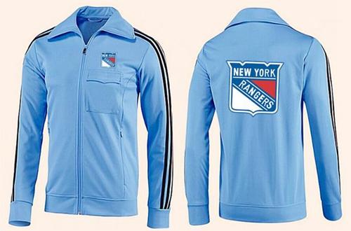 NHL New York Rangers Zip Jackets Light Blue