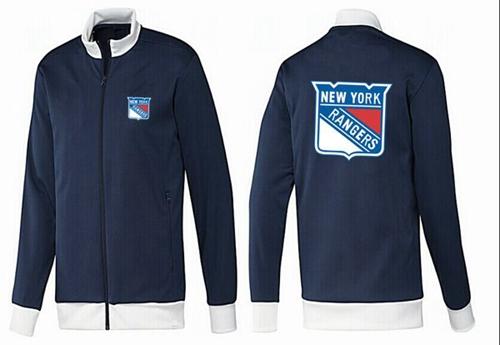 NHL New York Rangers Zip Jackets Dark Blue