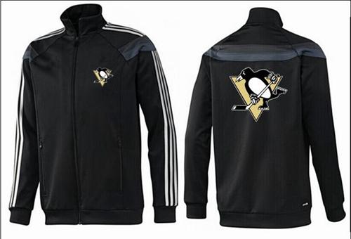 NHL Pittsburgh Penguins Zip Jackets Black-3