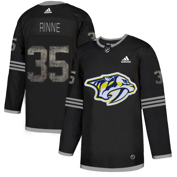 Adidas Predators #35 Pekka Rinne Black Authentic Classic Stitched NHL Jersey