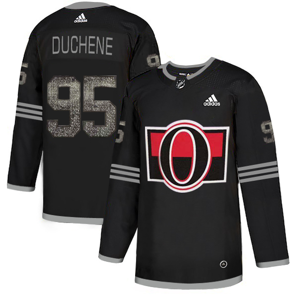 Adidas Senators #95 Matt Duchene Black_1 Authentic Classic Stitched NHL Jersey