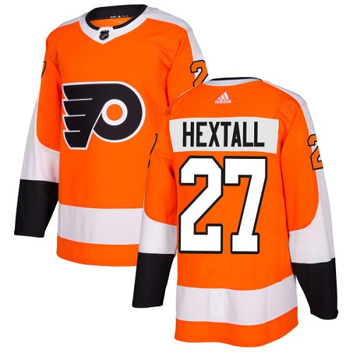 Adidas Flyers #27 Ron Hextall Orange Home Authentic Stitched NHL Jersey