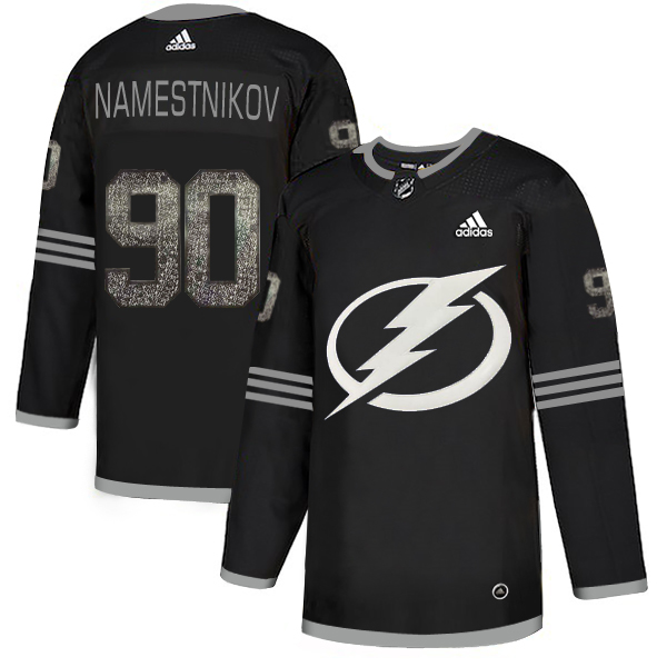 Adidas Lightning #90 Vladislav Namestnikov Black Authentic Classic Stitched NHL Jersey