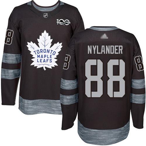 Adidas Maple Leafs #88 William Nylander Black 1917-2017 100th Anniversary Stitched NHL Jersey