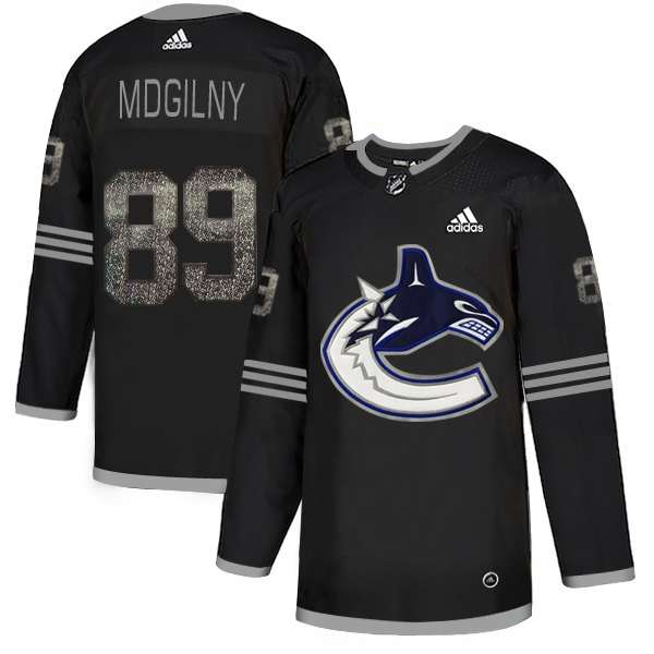 Adidas Canucks #89 Alexander Mogilny Black Authentic Classic Stitched NHL Jersey