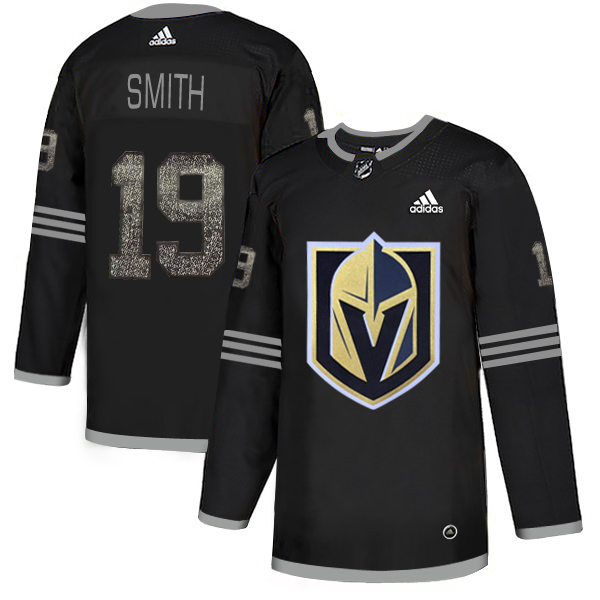 Adidas Golden Knights #19 Reilly Smith Black Authentic Classic Stitched NHL Jersey