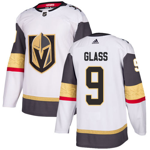 Adidas Golden Knights #9 Cody Glass White Road Authentic Stitched NHL Jersey