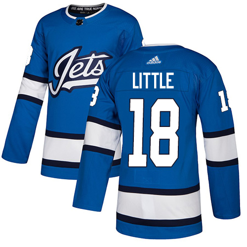Adidas Jets #18 Bryan Little Blue Alternate Authentic Stitched NHL Jersey Adidas Jets #18 Bryan Little Blue Alternate Authentic Stitched NHL Jersey