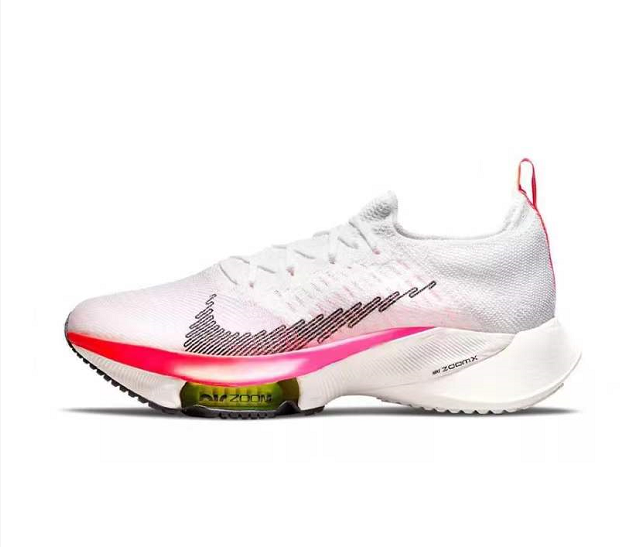 Women's Air Zoom Tempo White/Pink Shoes 001