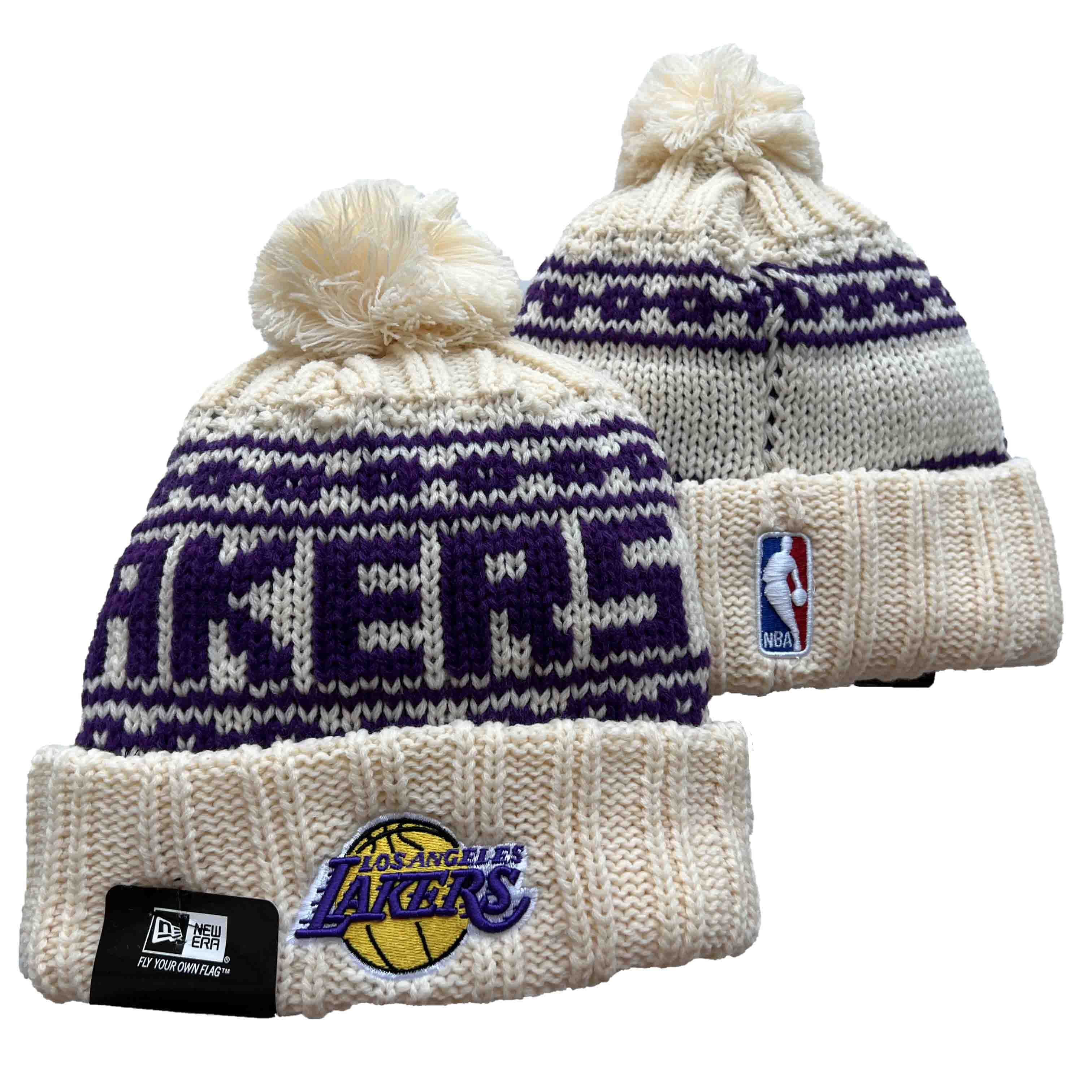 Los Angeles Lakers Knit Hats 1127