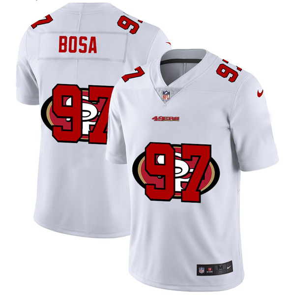 Men's San Francisco 49ers #97 Nick Bosa White NFL Stitched Jersey