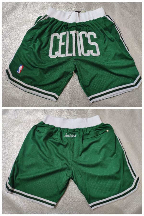 Men's Boston Celtics Green Shorts (Run Small)