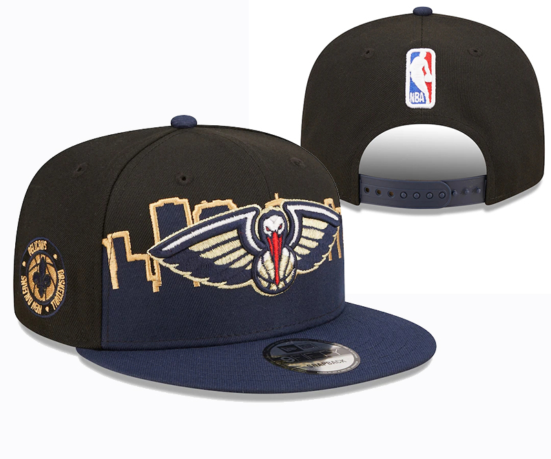 New Orleans Pelicans Stitched 75th Anniversary Snapback Hats 005