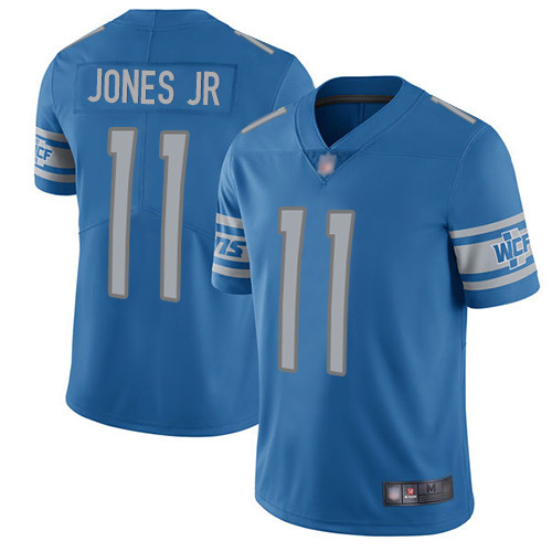 Men's Detroit Lions #11 Marvin Jones Jr. Blue NFL Vapor Untouchable Limited Stitched Jersey