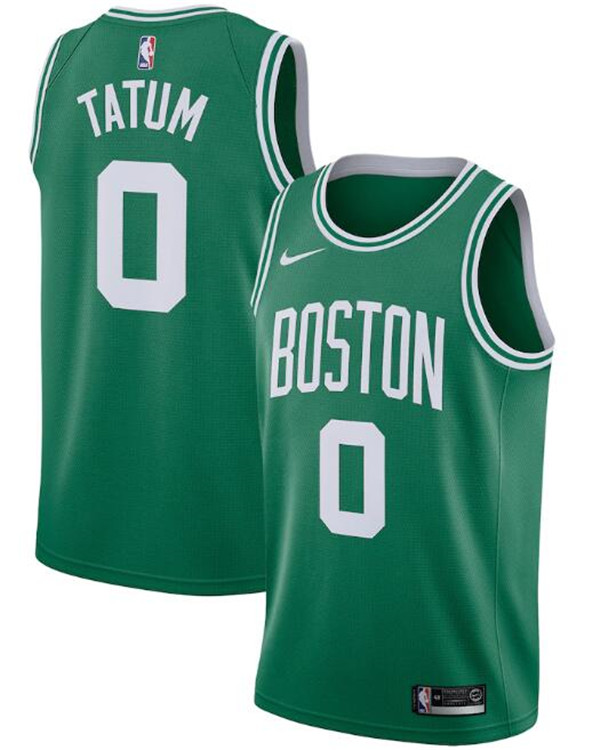 Men's Boston Celtics #0 Jayson Tatum Green NBA Icon Edition Swingman Stitched Jersey