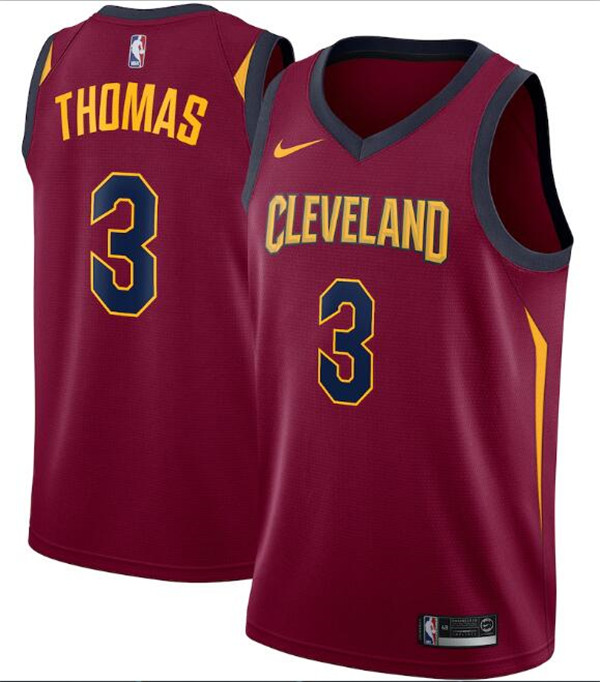 Men's Cleveland Cavaliers Red #3 Isaiah Thomas Icon Edition Swingman Stitched Jersey Men's Cleveland Cavaliers Red #3 Isaiah Thomas Icon Edition Swingman Stitched Jersey