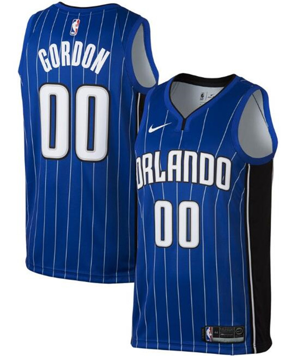 Men's Orlando Magic Royal #00 Aaron Gordon Icon Edition Stitched Swingman Jersey Men's Orlando Magic Royal #00 Aaron Gordon Icon Edition Stitched Swingman Jersey