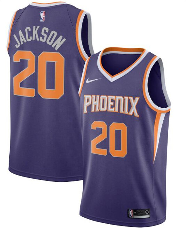 Men's Phoenix Suns Purple #20 Josh Jackson Icon Edition Stitched Jersey