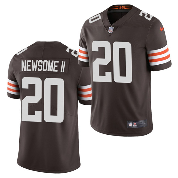 Men's Cleveland Browns #20 Greg Newsome II Brown NFL Vapor Untouchable Limited Stitched Jersey