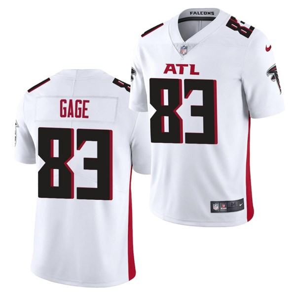 Men's Atlanta Falcons #83 Russell Gage New White NFL Vapor Untouchable Limited Stitched Jersey