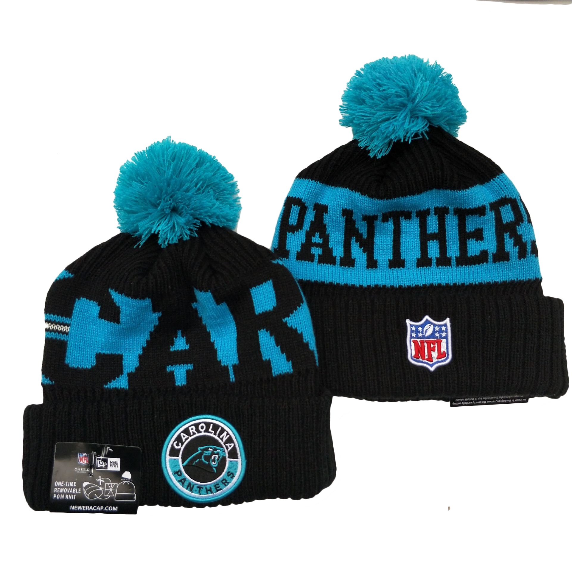 Carolina Panthers Knit Hats 26