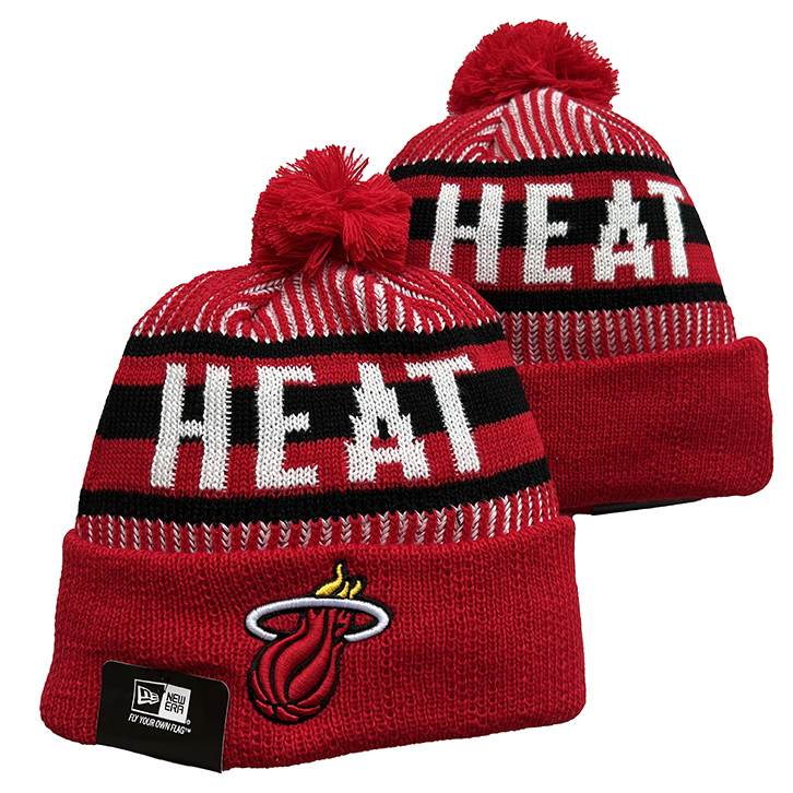 Miami Heat Knit Hats 025