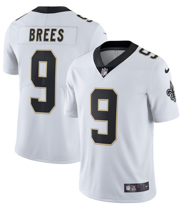 Men's New Orleans Saints #9 Drew Brees White Vapor Untouchable Limited Stitched NFL Jersey