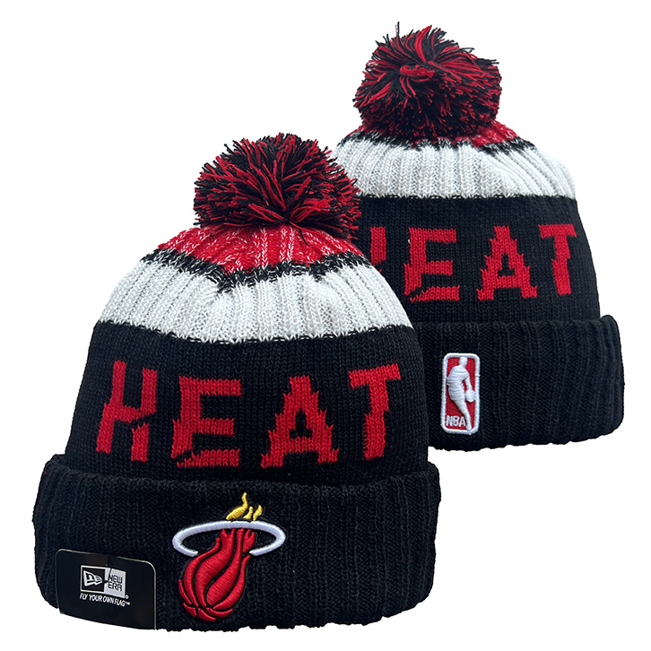 Miami Heat Knit Hats 024