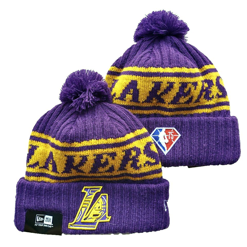 Los Angeles Lakers Knit Hats 1128