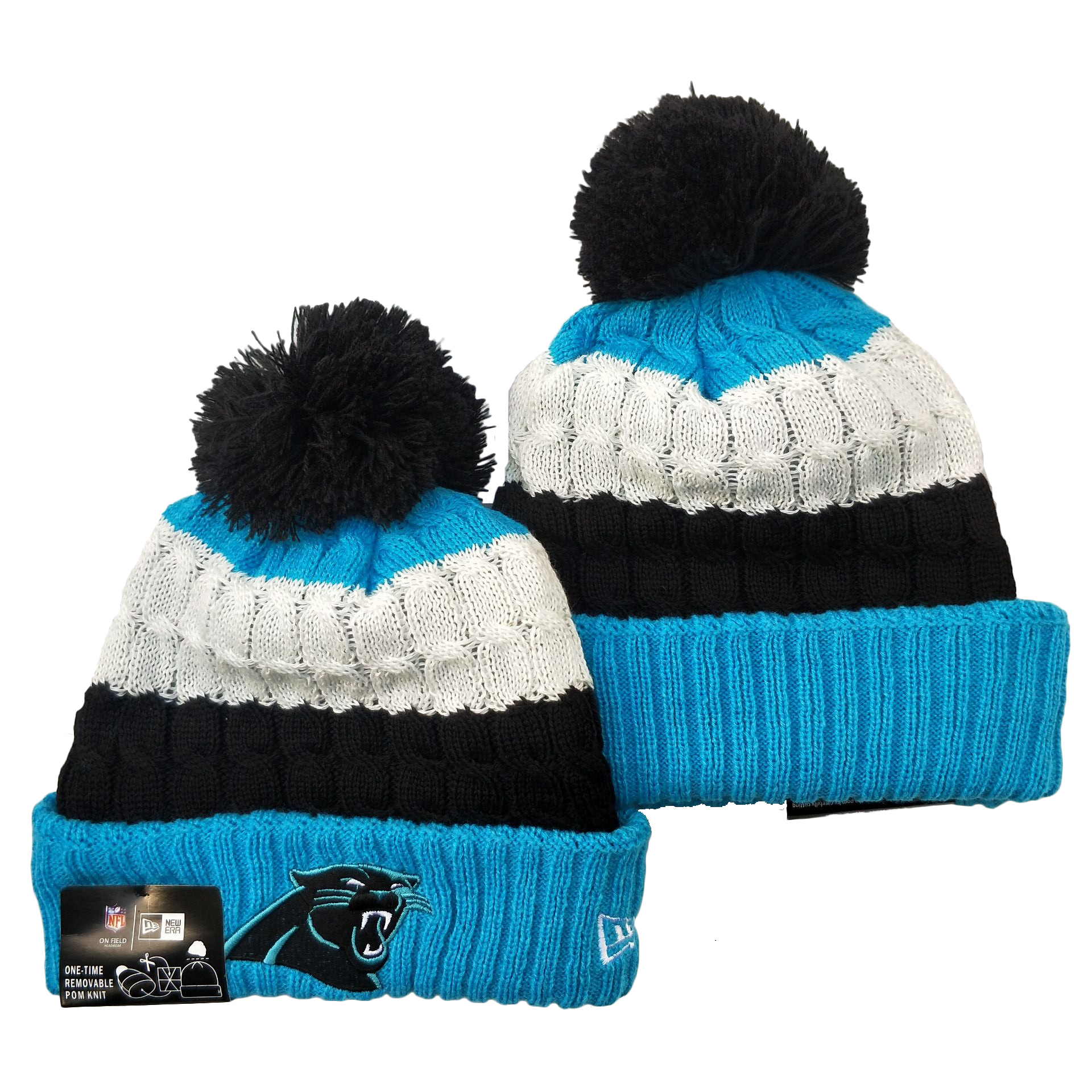 Carolina Panthers Knit Hats 021