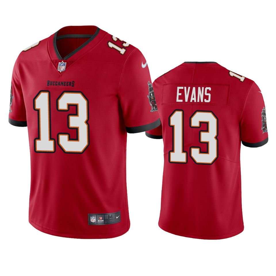 Men's Tampa Bay Buccaneers #13 Mike Evans 2020 Red Vapor Untouchable Limited Stitched ...