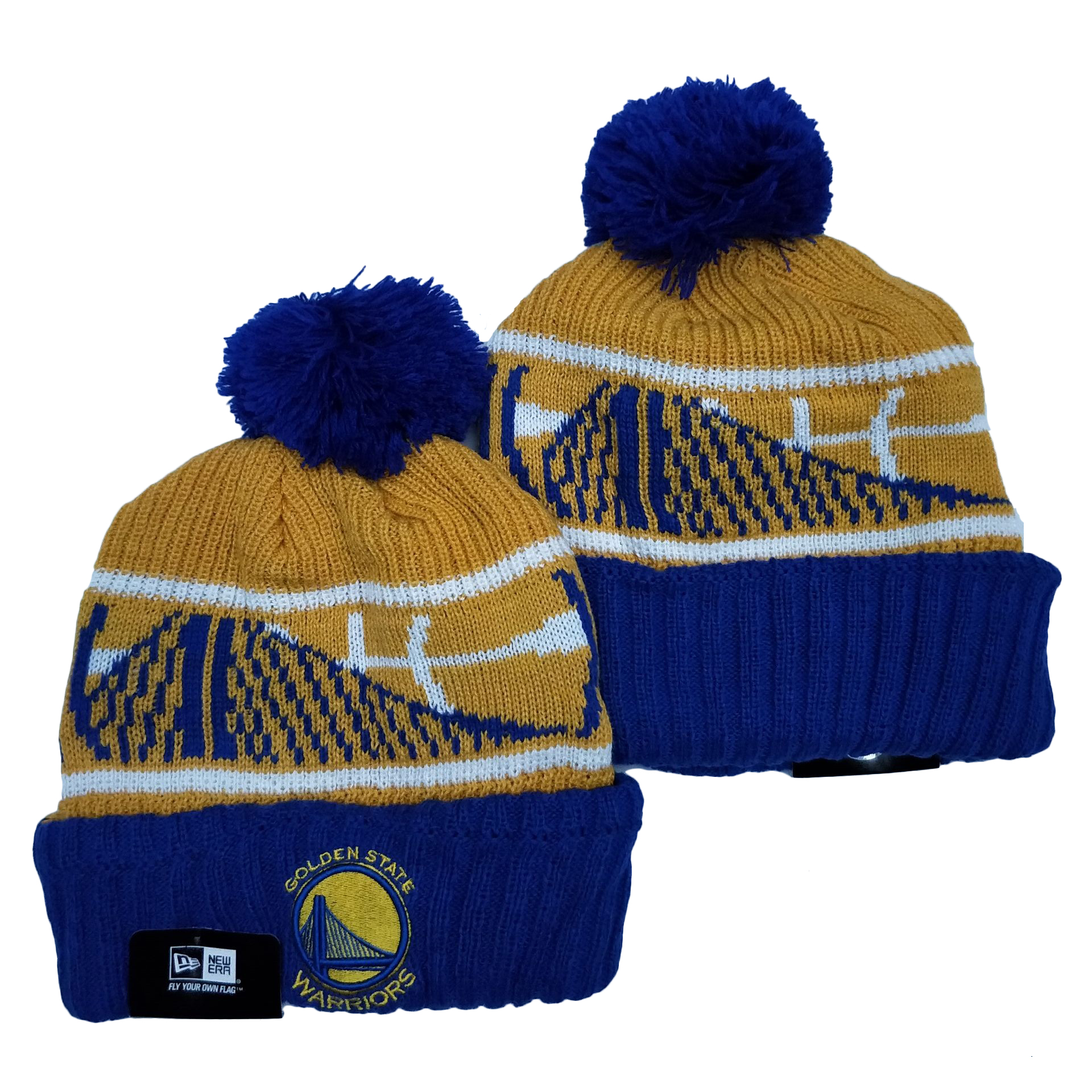 Golden State Warriors Knit Hats 0016