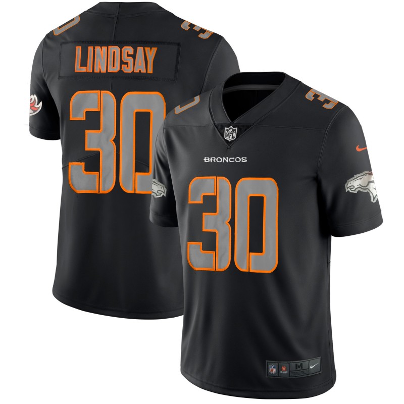 Men\'s Denver Broncos #30 Phillip Lindsay Black Impact Limited Stitched NFL Jersey [broncos ...
