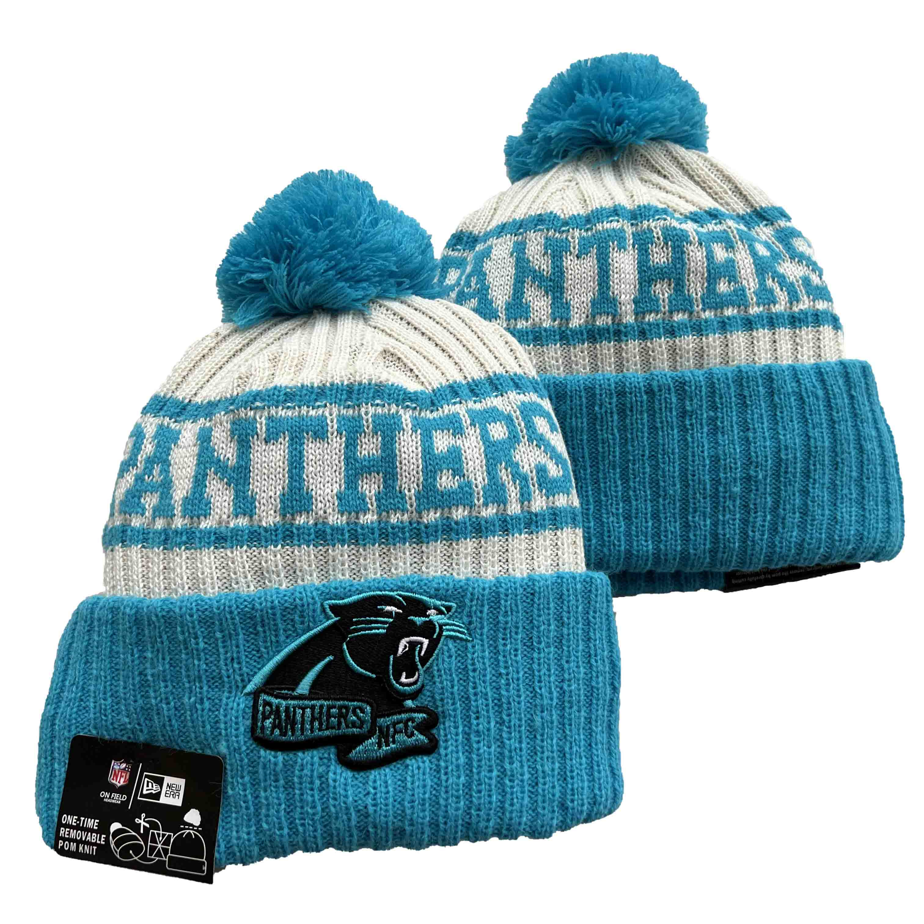 Carolina Panthers Knit Hats 036