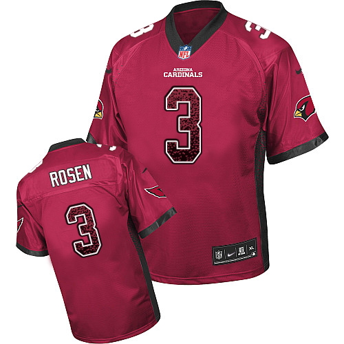 Nike Cardinals #3 Josh Rosen Red Team Color Men's Stitched NFL Elite Drift Fashion Jersey