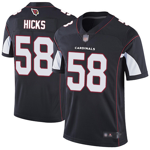 Nike Cardinals #58 Jordan Hicks Black Alternate Men's Stitched NFL Vapor Untouchable Limited Jersey