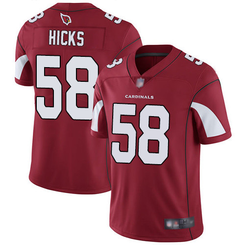 Nike Cardinals #58 Jordan Hicks Red Team Color Men's Stitched NFL Vapor Untouchable Limited Jersey