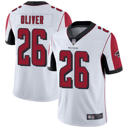 Nike Falcons #26 Isaiah Oliver White Men's Stitched NFL Vapor Untouchable Limited Jersey