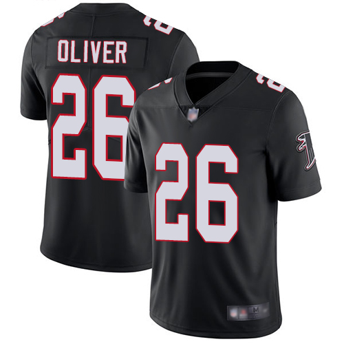 Nike Falcons #26 Isaiah Oliver Black Alternate Men's Stitched NFL Vapor Untouchable Limited Jersey