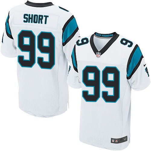 Nike Panthers #99 Kawann Short White Men's Stitched NFL Elite Jersey