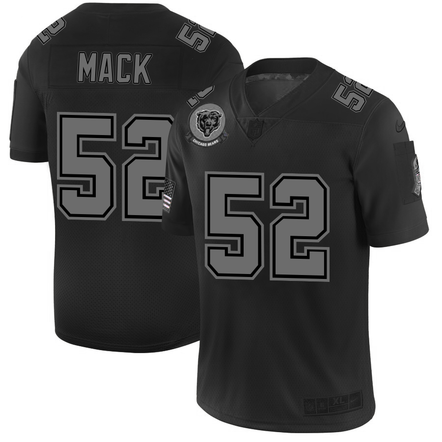 Chicago Bears #52 Khalil Mack Men's Nike Black 2019 Salute to Service Limited Stitched NFL Jersey
