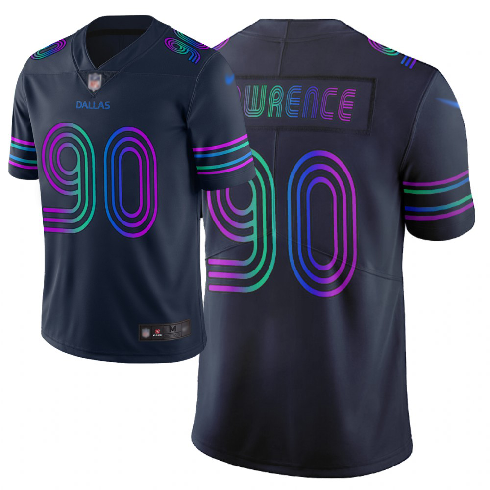 Nike Cowboys #90 Demarcus Lawrence Navy Men's Stitched NFL Limited City Edition Jersey