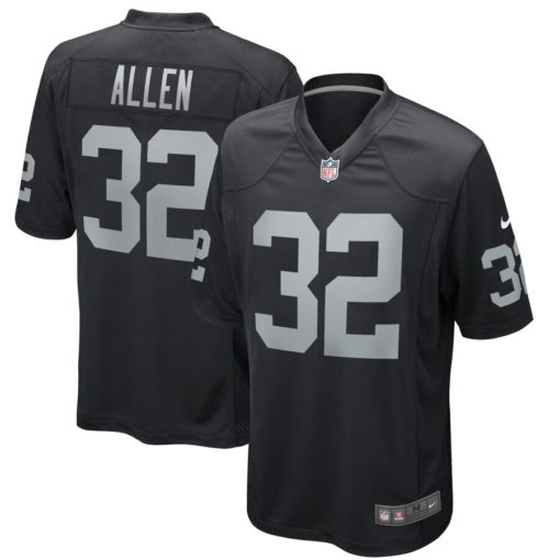 Men's Las Vegas Raiders #32 Marcus Allen Black Vapor Untouchable Limited Stitched Football Jersey